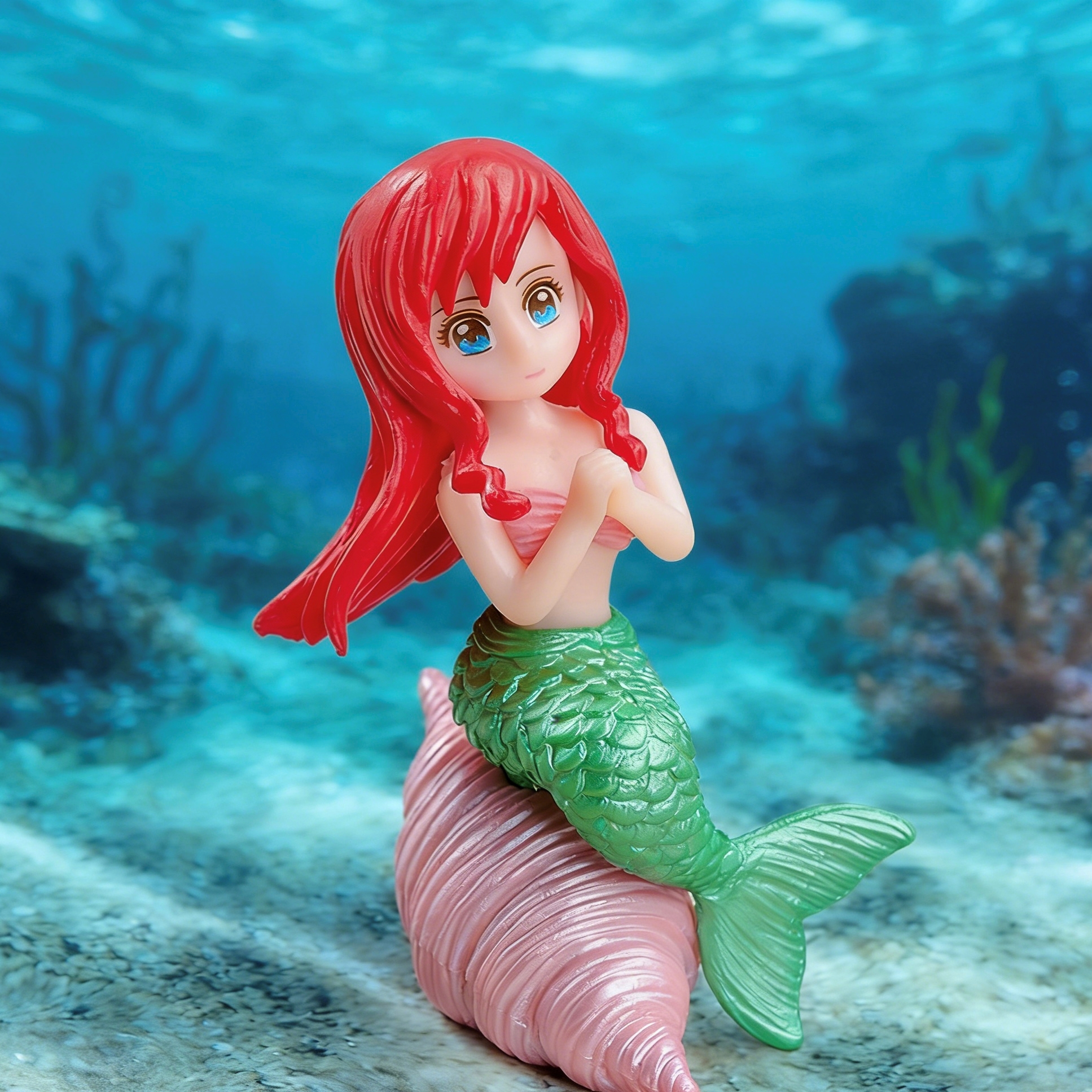 Aquarium Fish Names - Mermaid Sculpture Mini Figurines Resi Ornaments