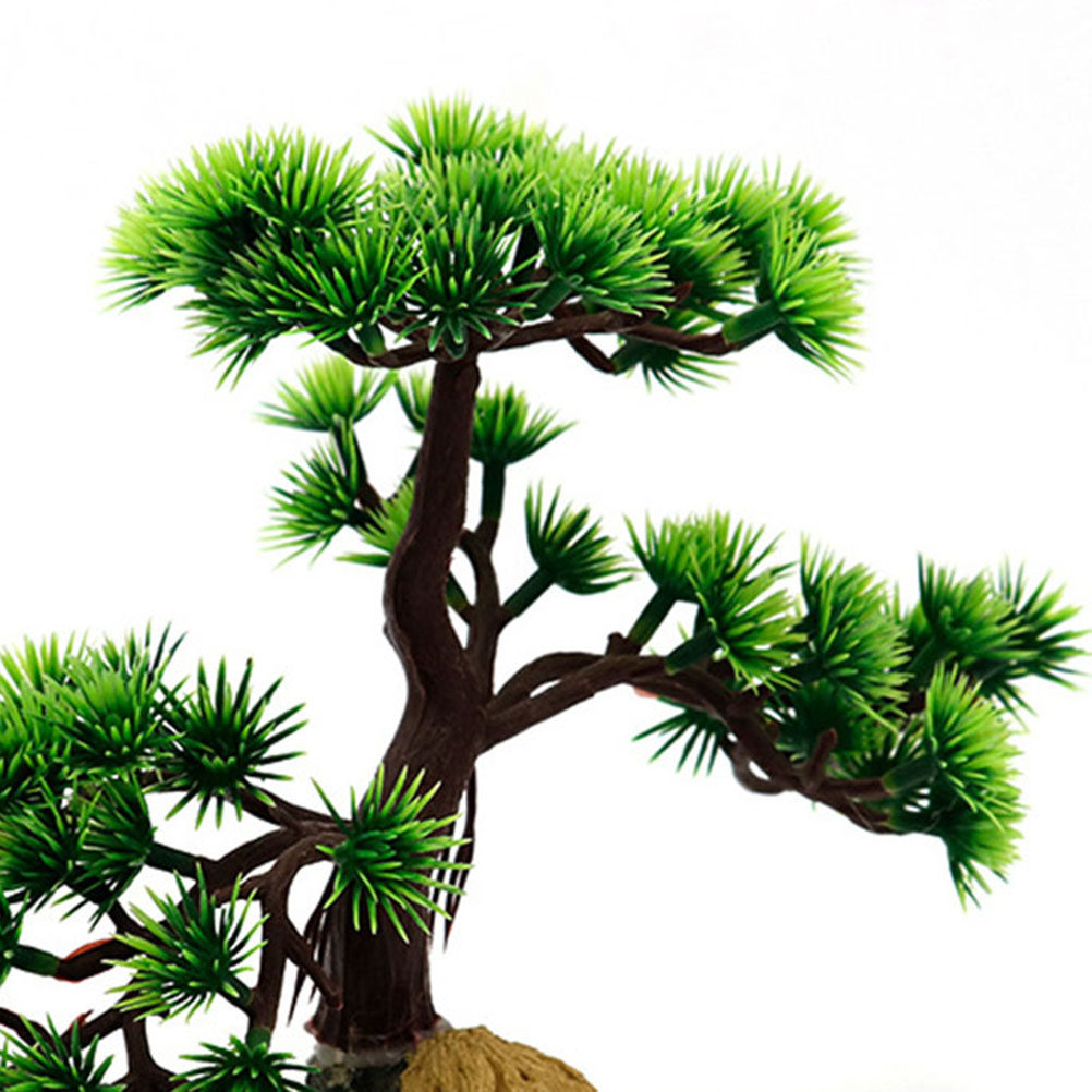 All Fish In Aquarium - Resin Pine Bonsai Fish Tank Decoration