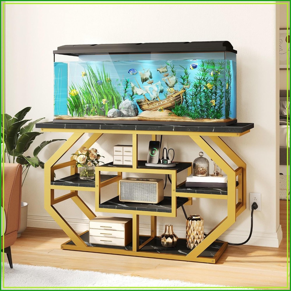Aquarium Goldfish - 55-75 Gallon Aquarium Stand with Power