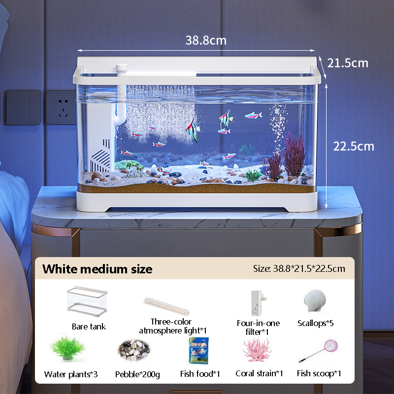 Aquarium Fish In Bowl - ABS Mini Fish Tank Betta Aquarium