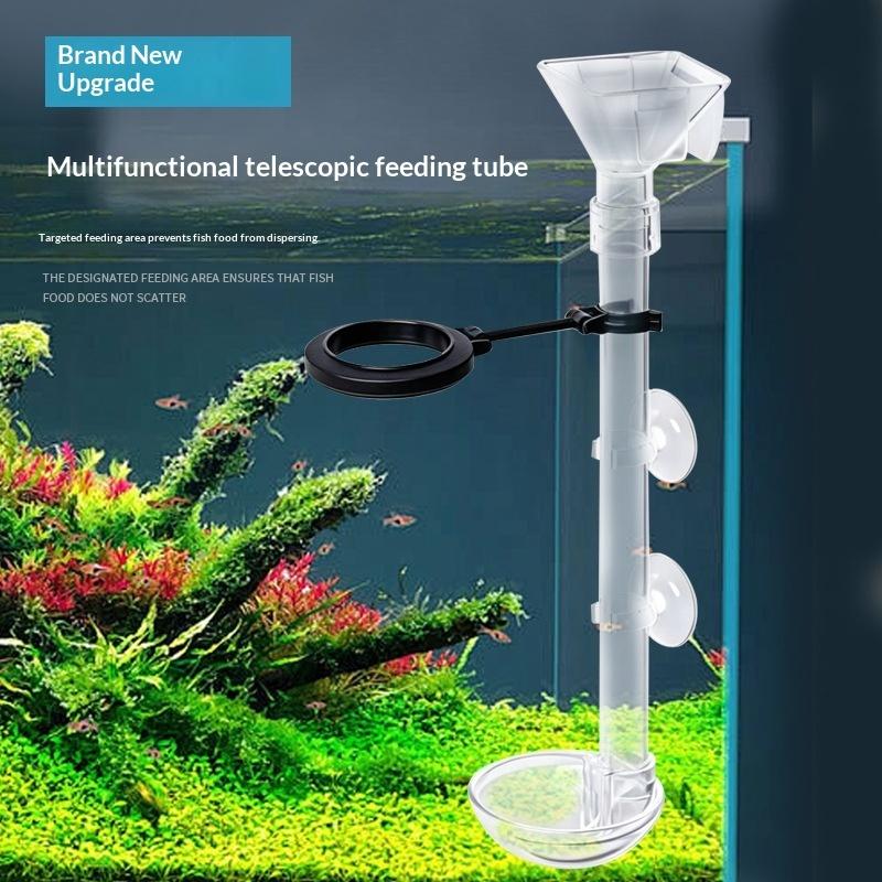 Aquarium Fish Price - Telescopic Fish Tank Feeding Tube Adjustable