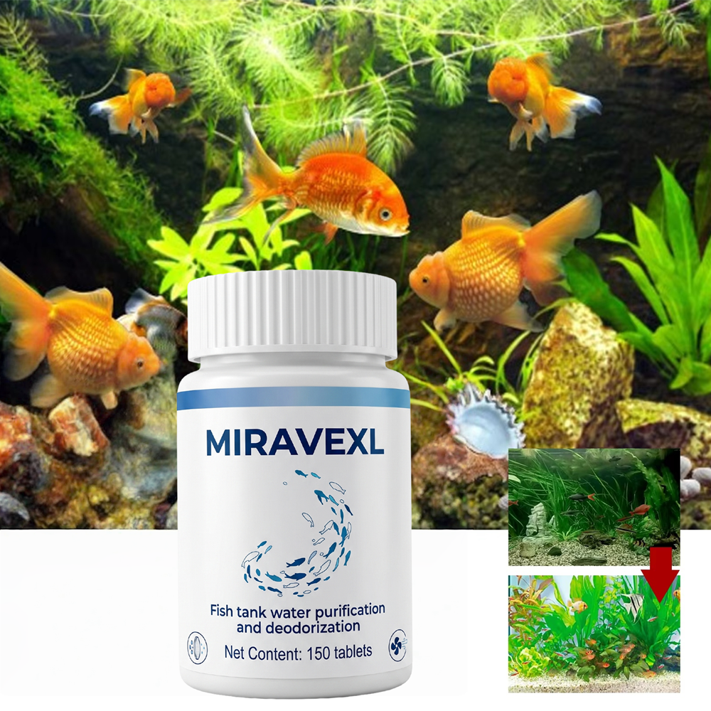 All Fish In Aquarium - Aquarium Water Clarifying Tablets for Cleaning