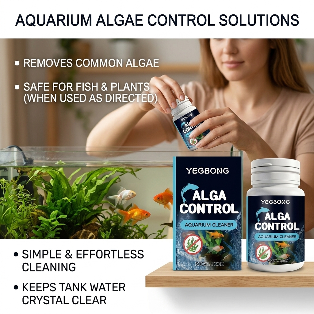 Aquarium Fish Green - Aquarium Cleaning Powder Eliminate Green Water