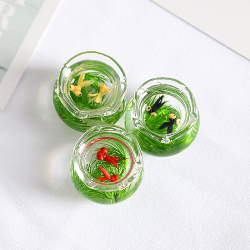 1/12 Lovely Dollhouse Miniatur - Aquarium Fish In Bowl avis et prix
