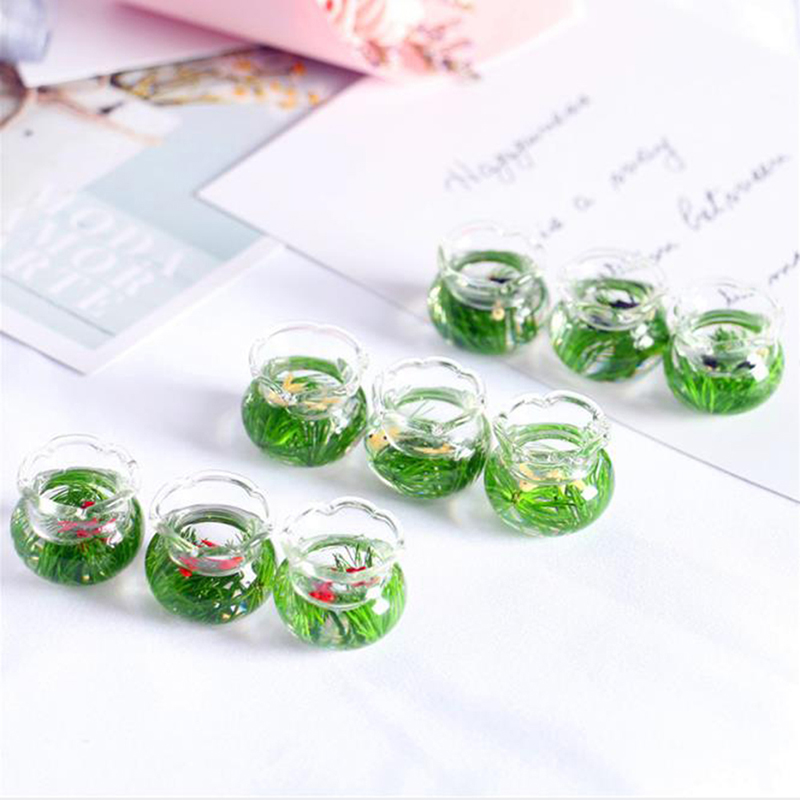 1/12 Lovely Dollhouse Miniatur - Aquarium Fish In Bowl avis et prix