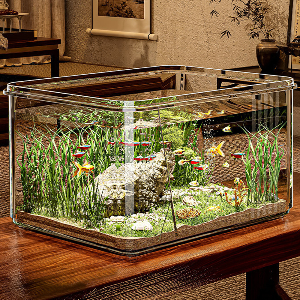 1 PC Transparent Aquarium Crea - Aquarium Goldfish avis et prix