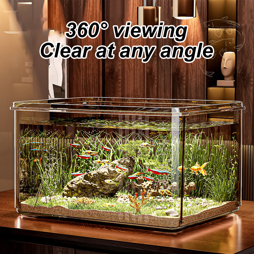 1 PC Transparent Aquarium Crea - Aquarium Goldfish avis et prix