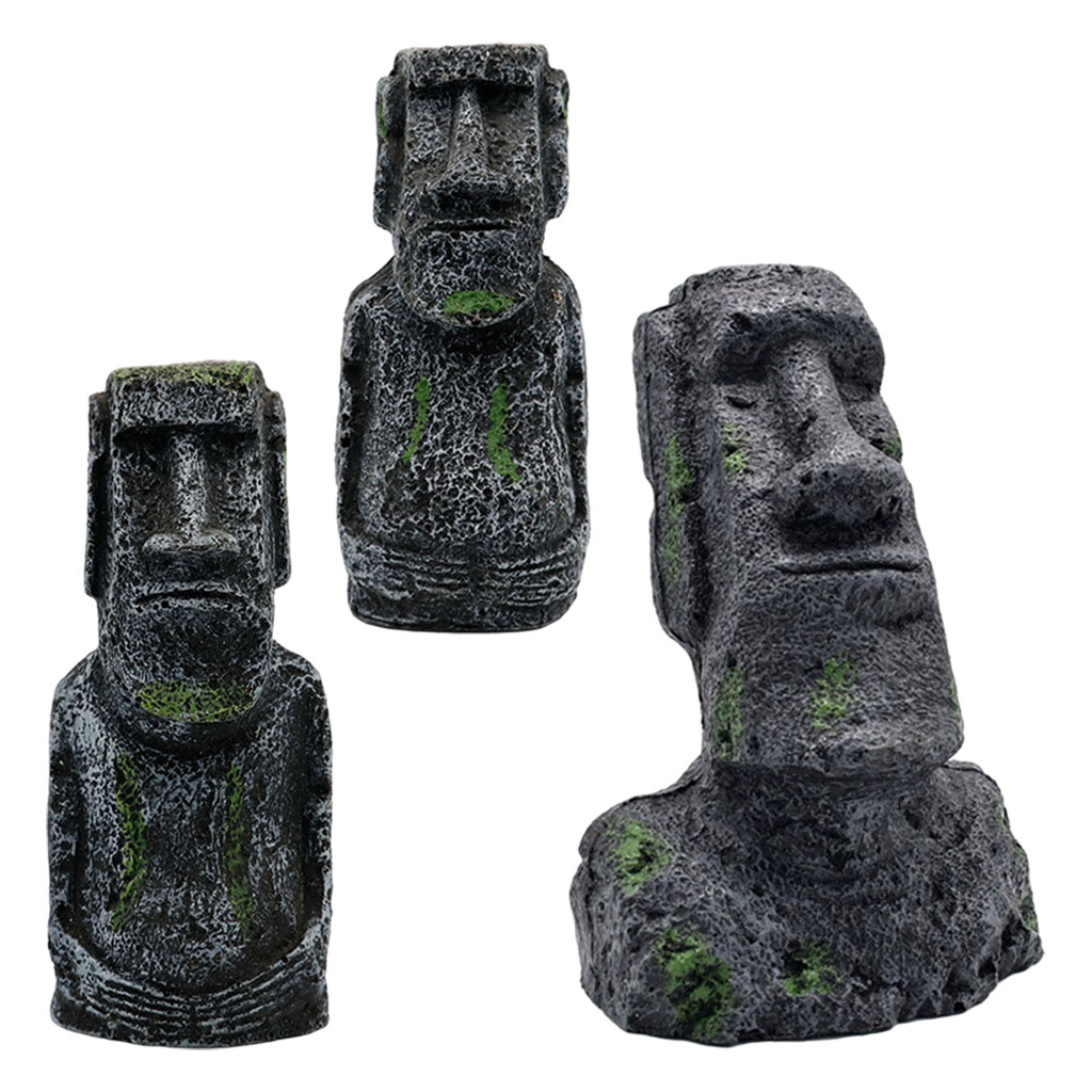 Aquarium Moai Statues Easter I - Aquarium Fish Names avis et prix