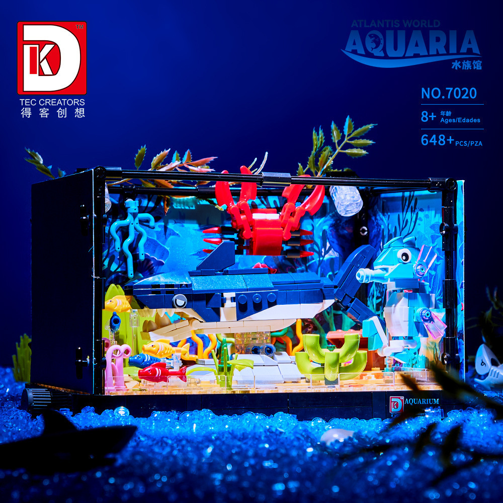 648PCS Shark Ecosystem Tank Bu - Aquarium Fish World avis et prix