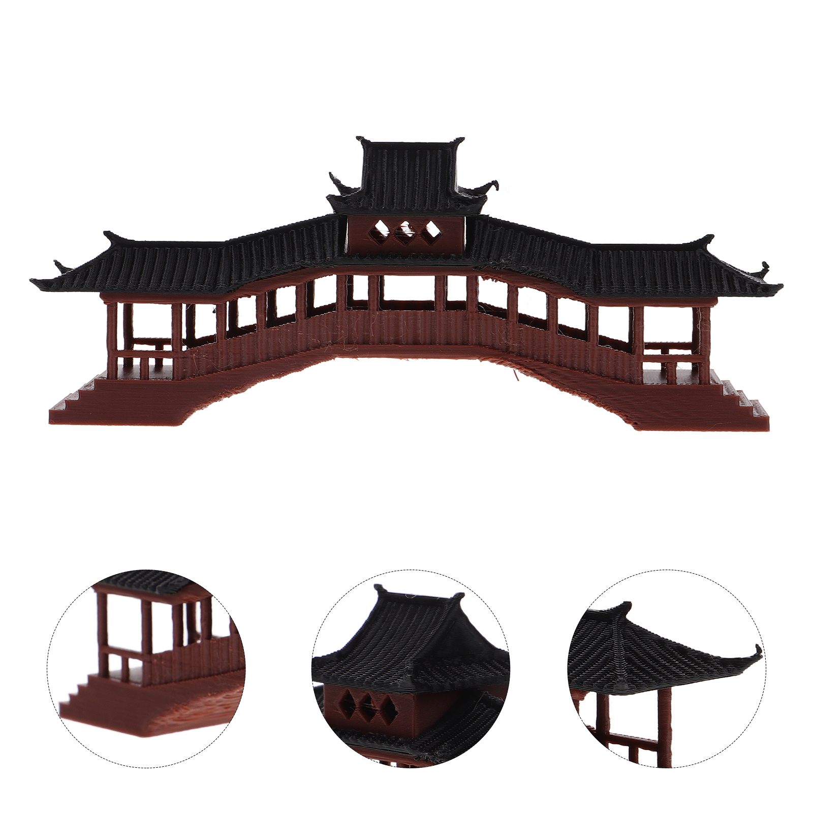 Mini Plastic Pavilion Statue M - Aquarium Fish Names avis et prix