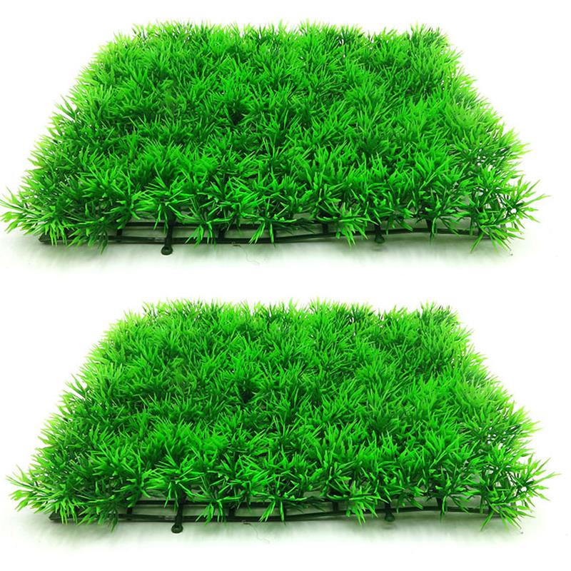 Artificial Green Grass Plant L - Aquarium Fish Green avis et prix