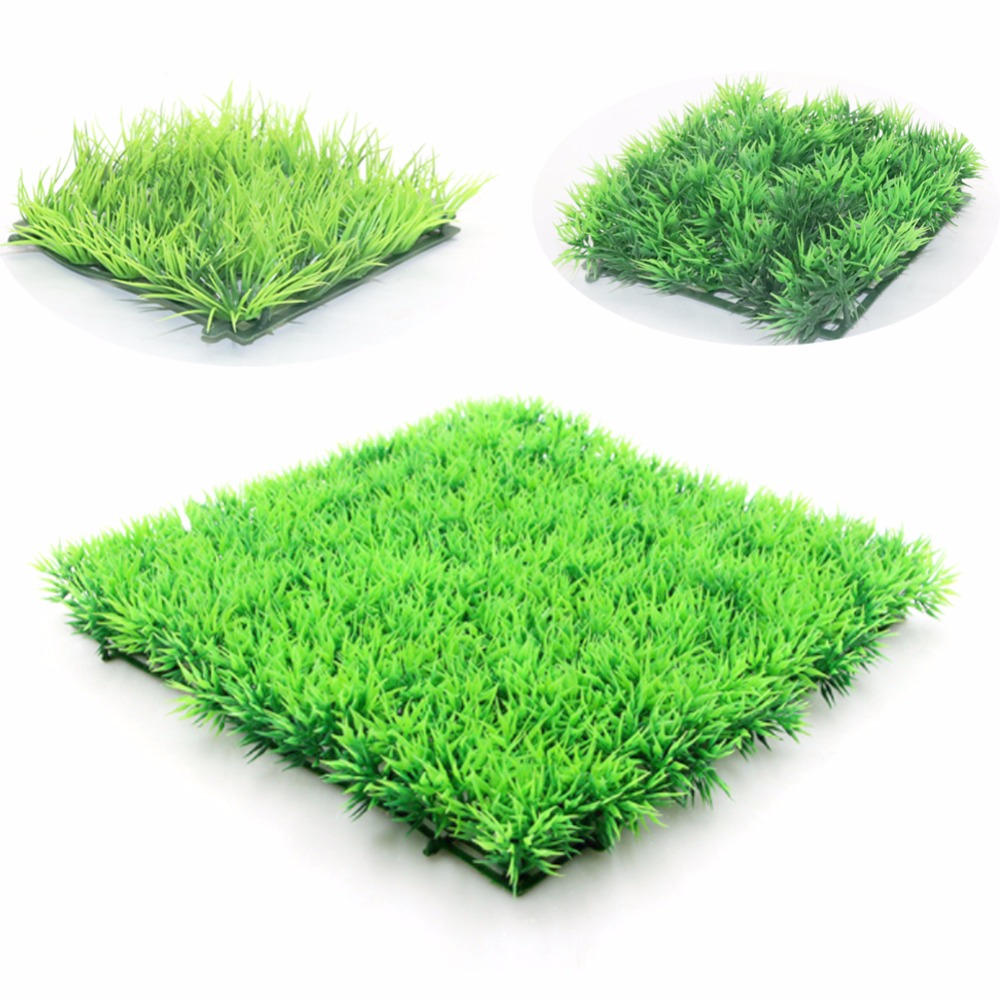 Artificial Green Grass Plant L - Aquarium Fish Green avis et prix