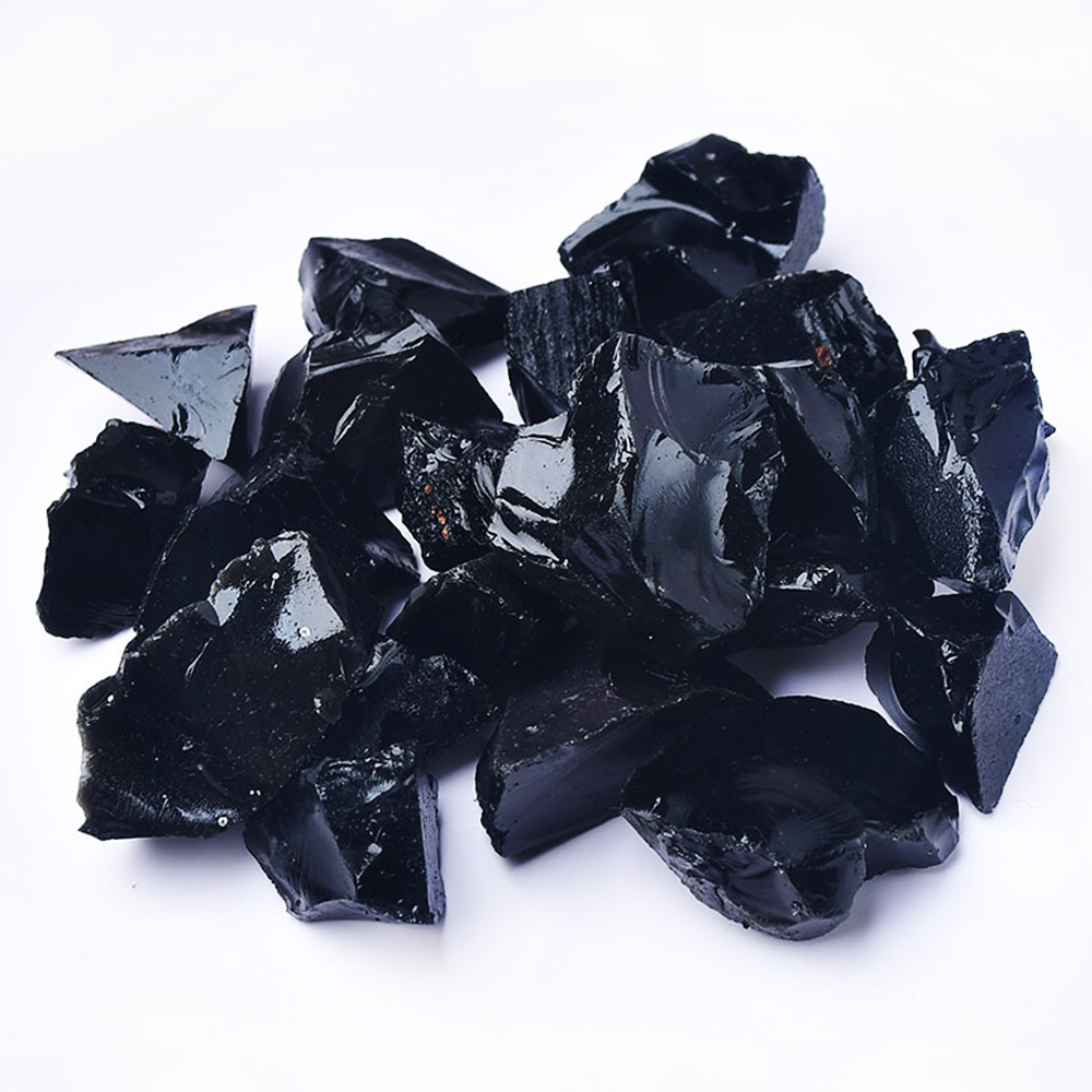 Natural Black Obsidian Raw Sto - Aquarium Fish Names avis et prix