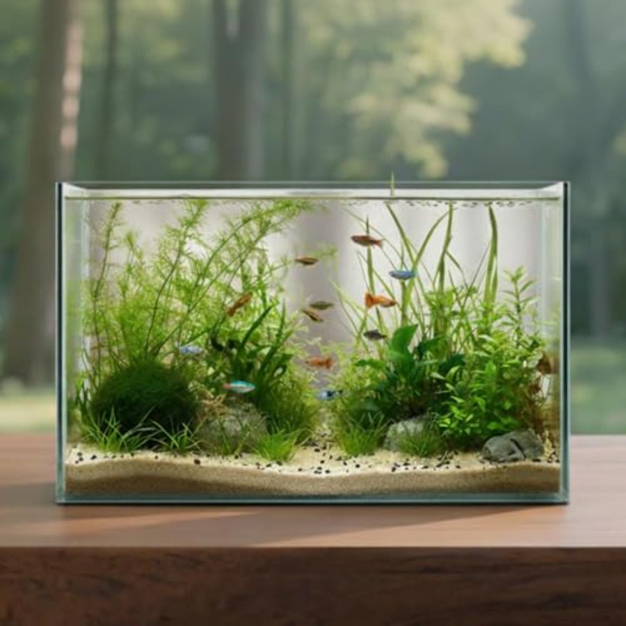 Glass Fish Tank Open-Back Lid  - Aquarium Fish In Bowl avis et prix