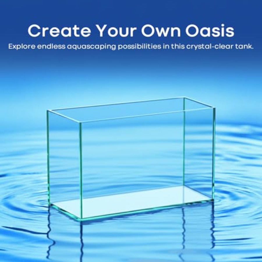 Glass Fish Tank Open-Back Lid  - Aquarium Fish In Bowl avis et prix