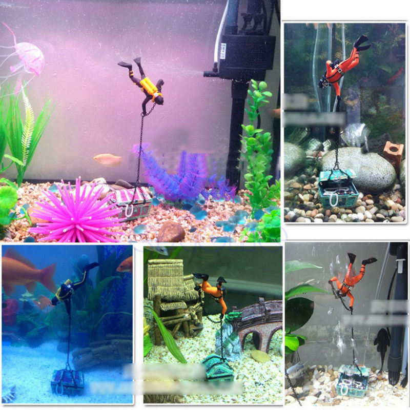 Treasure Frogman Aquarium Orna - Aquarium Fish World avis et prix