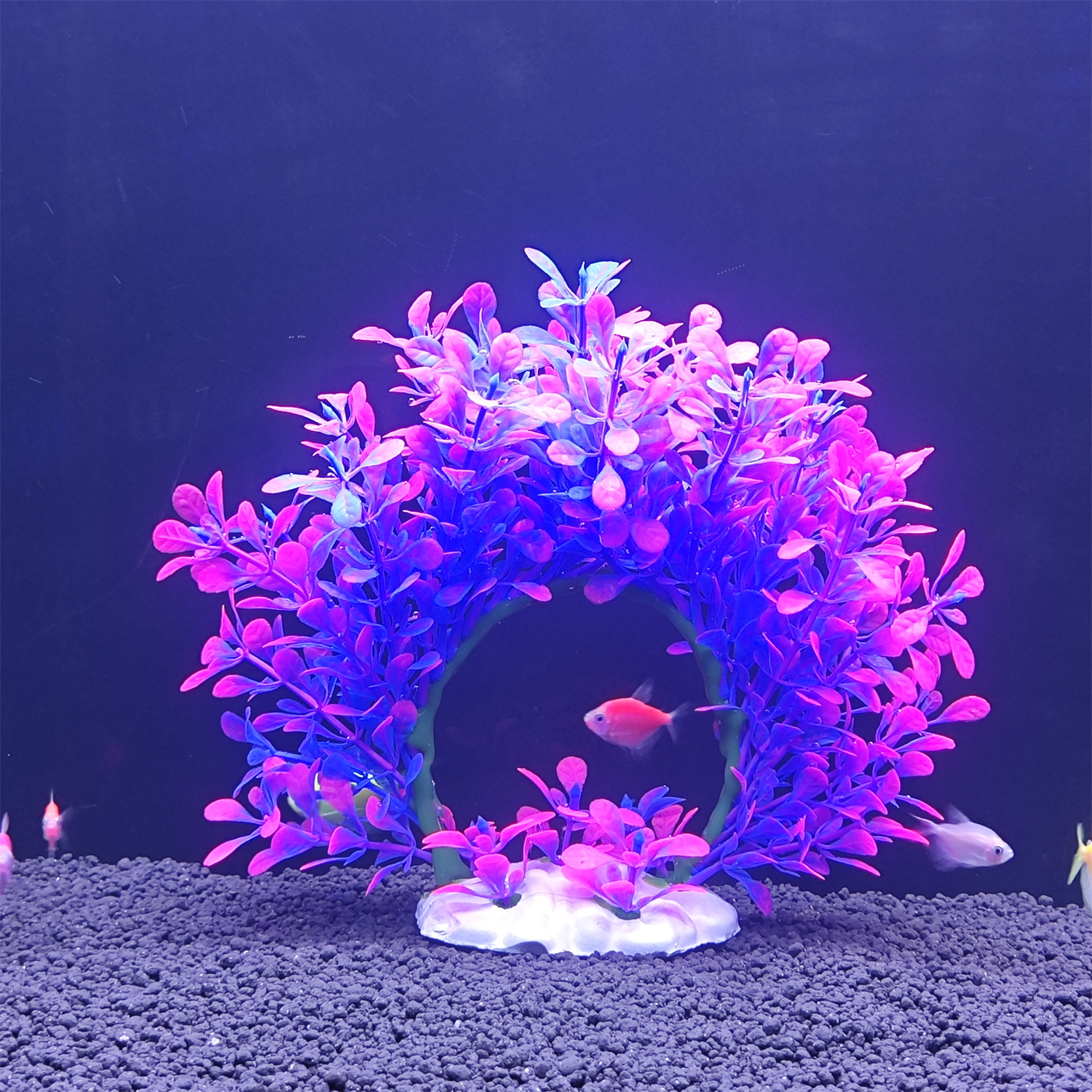 Underwater Wreath Artificial U - Aquarium Fish Green avis et prix