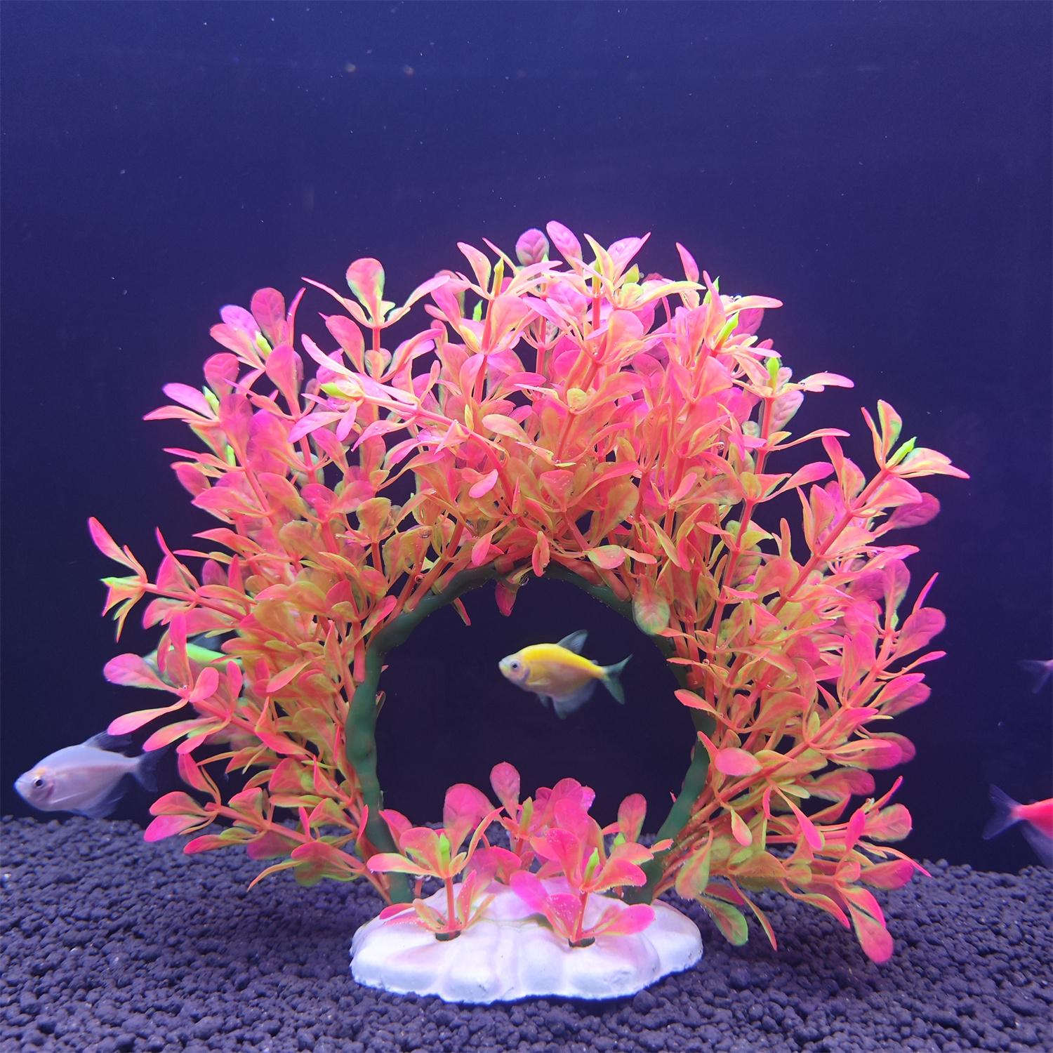 Underwater Wreath Artificial U - Aquarium Fish Green avis et prix
