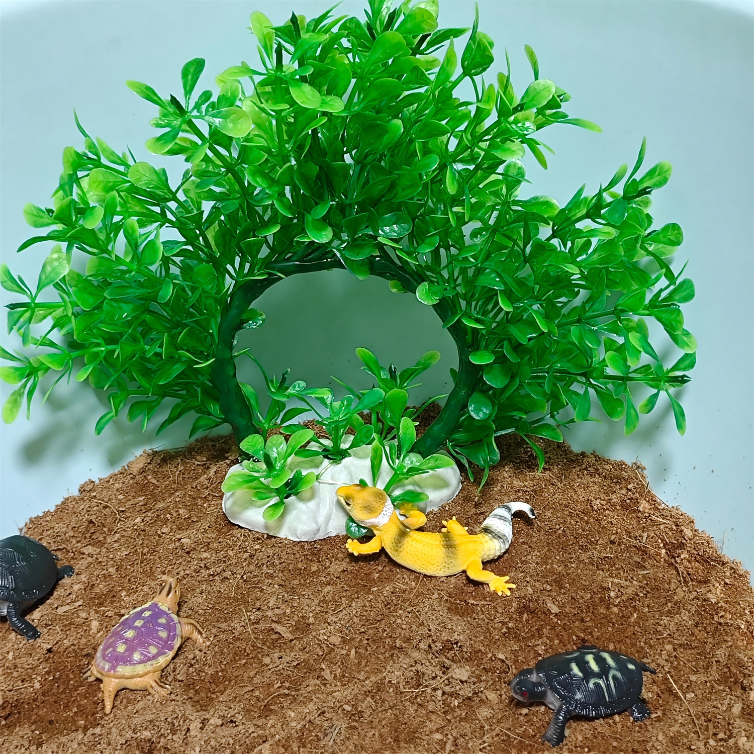 Underwater Wreath Artificial U - Aquarium Fish Green avis et prix