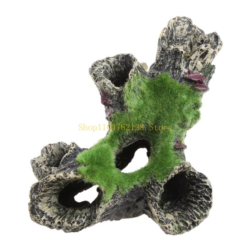Aquarium Resin Cave Moss Tree  - Aquarium Fish Sale avis et prix