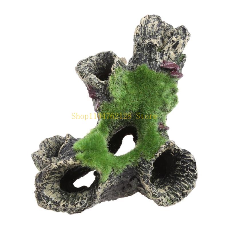 Aquarium Resin Cave Moss Tree  - Aquarium Fish Sale avis et prix