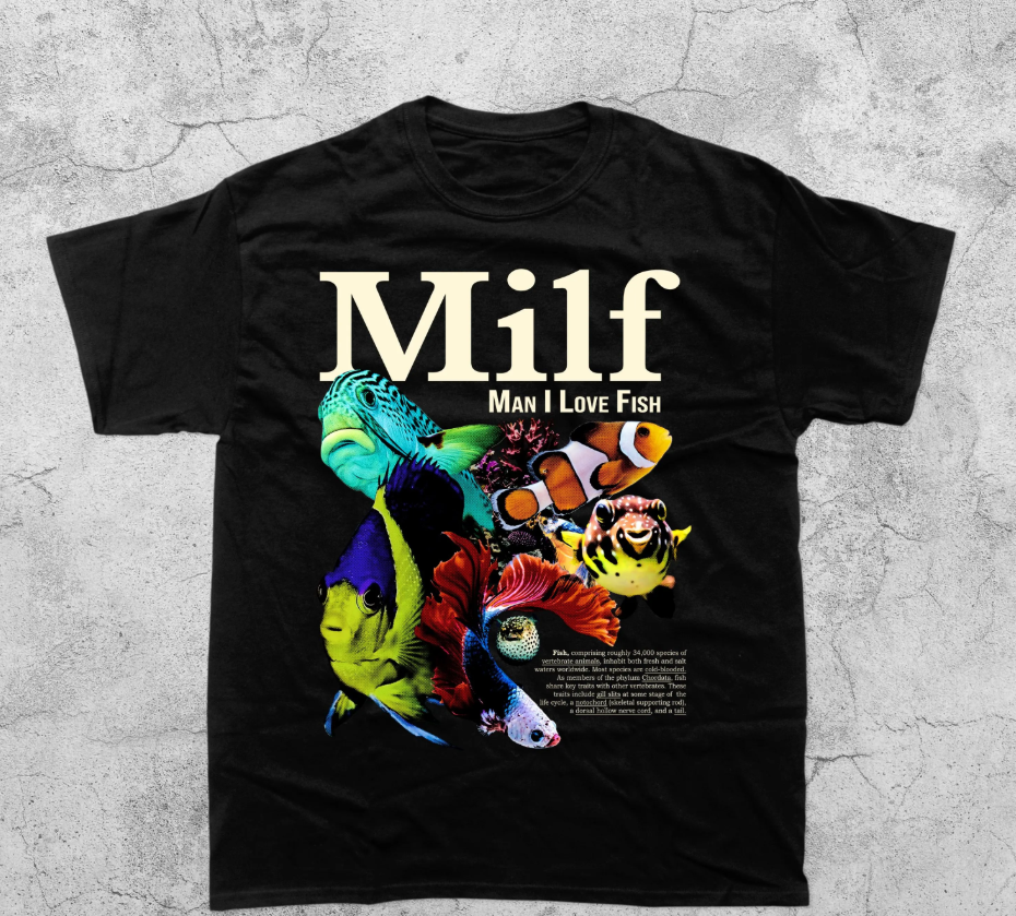 Man I Love Fish Vintage T-Shir - Aquarium Fish Meme avis et prix