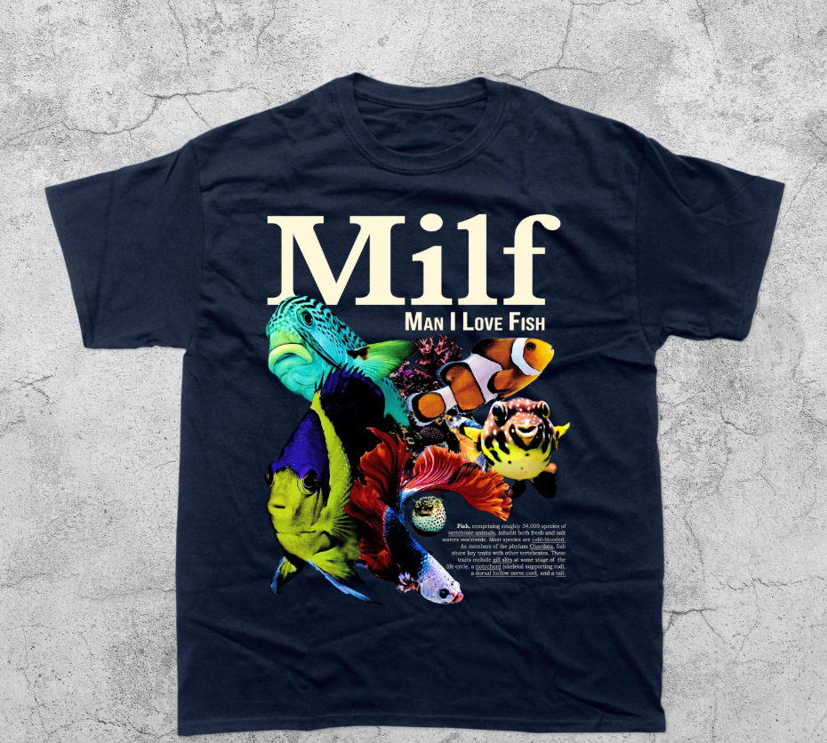 Man I Love Fish Vintage T-Shir - Aquarium Fish Meme avis et prix