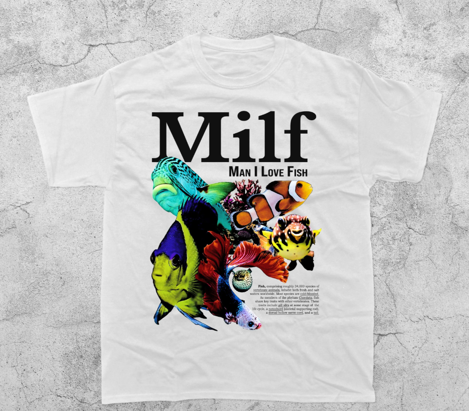 Man I Love Fish Vintage T-Shir - Aquarium Fish Meme avis et prix