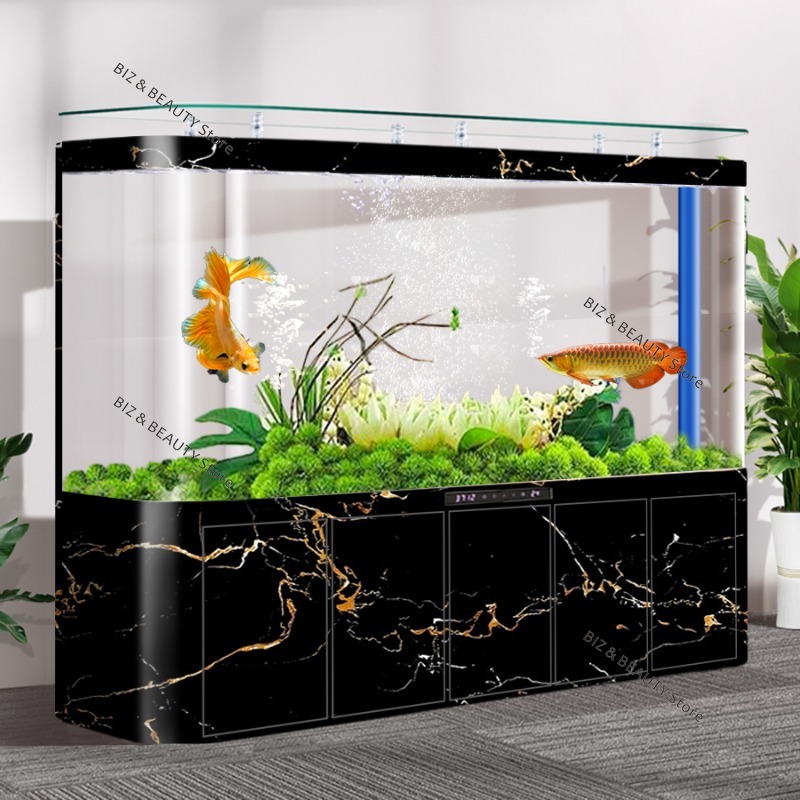 Large Arc Corner Fish Tank Aqu - All Fish In Aquarium avis et prix
