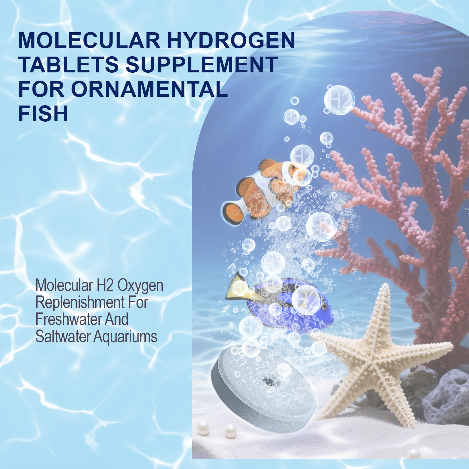 AquaH2 Molecular Hydrogen Tabl - All Fish In Aquarium avis et prix