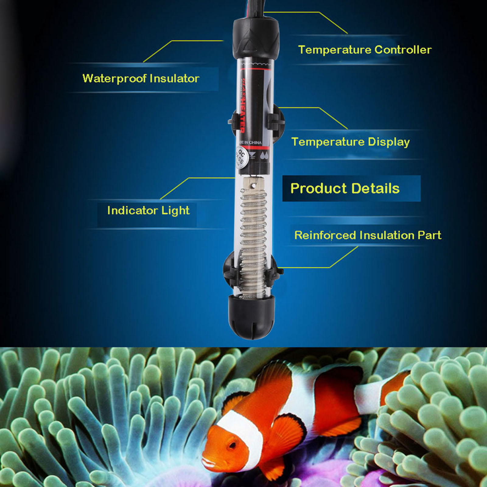 Aquarium Fish Tank Heater Subm - Aquarium Fish Quotes avis et prix
