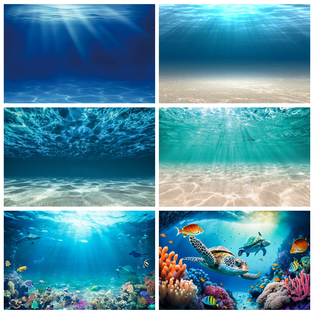 Underwater World Seabed Backdr - Aquarium Fish World avis et prix