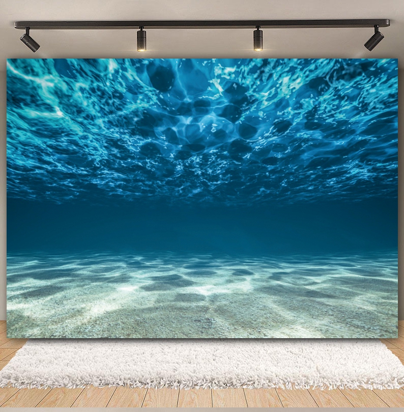 Underwater World Seabed Backdr - Aquarium Fish World avis et prix