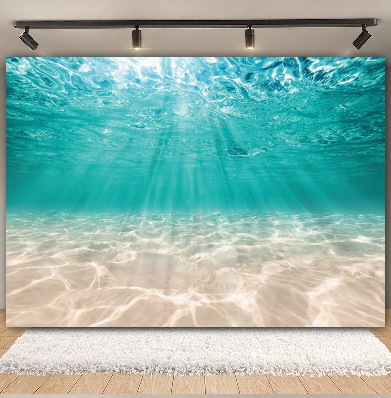 Underwater World Seabed Backdr - Aquarium Fish World avis et prix