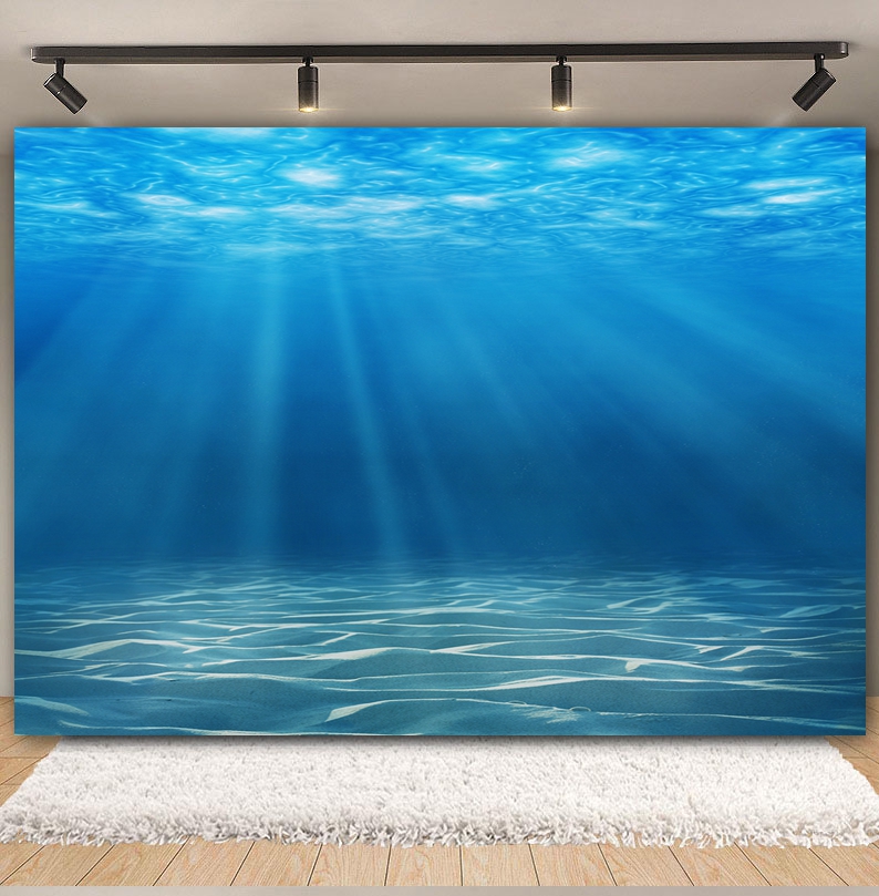 Underwater World Seabed Backdr - Aquarium Fish World avis et prix