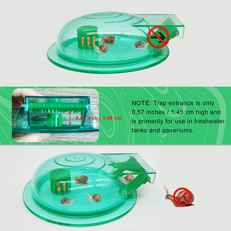 Aquarium Snail Trap, Plastic S - Aquarium Fish Green avis et prix