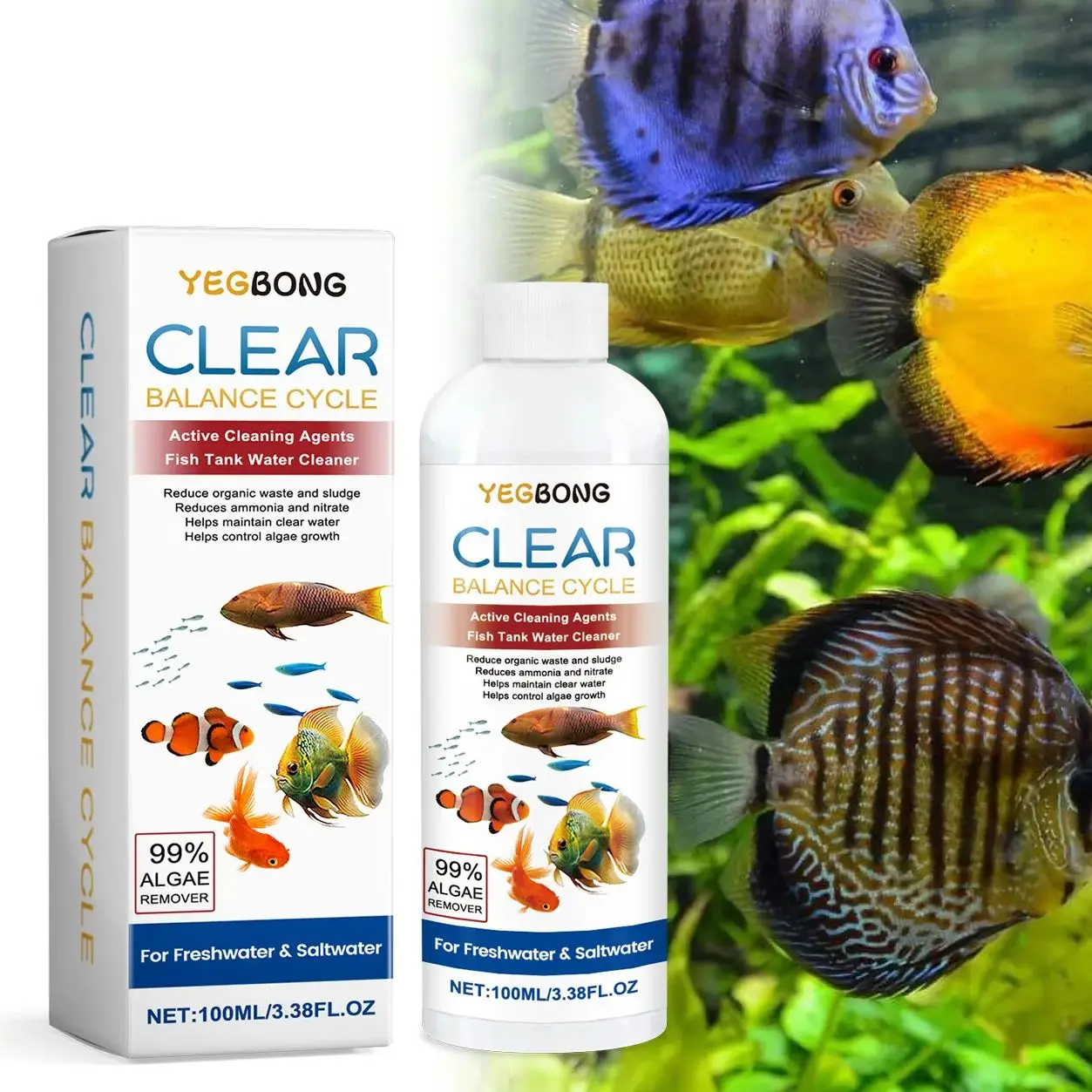 Algae Remover for Fish Tanks,  - Aquarium Fish Green avis et prix