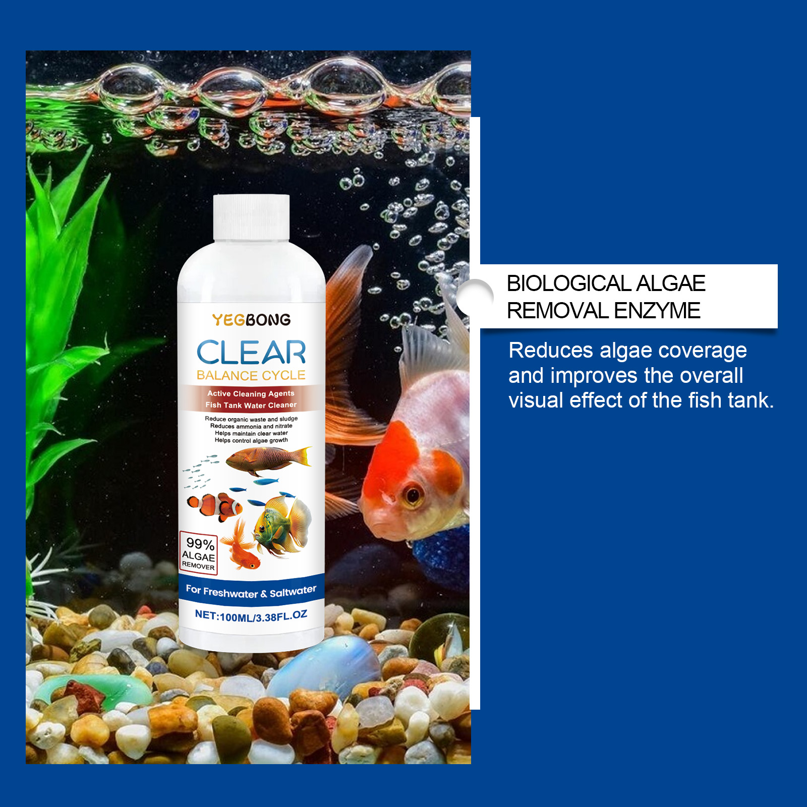 Algae Remover for Fish Tanks,  - Aquarium Fish Green avis et prix