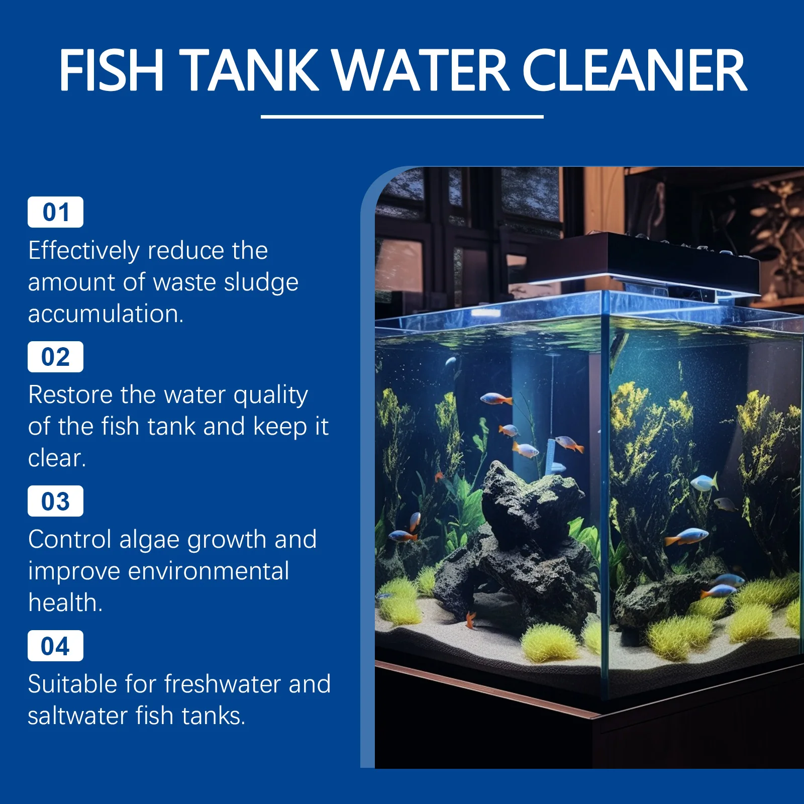 Algae Remover for Fish Tanks,  - Aquarium Fish Green avis et prix