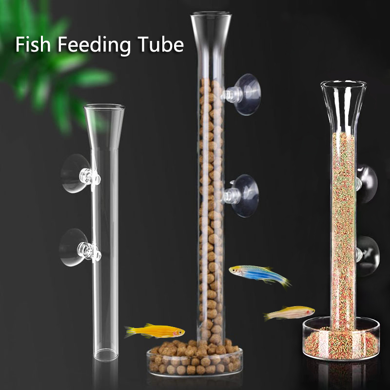 Glass Aquarium Feeder Tube Dis - Aquarium Fish Price avis et prix