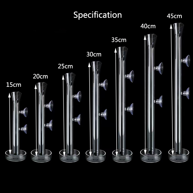 Glass Aquarium Feeder Tube Dis - Aquarium Fish Price avis et prix