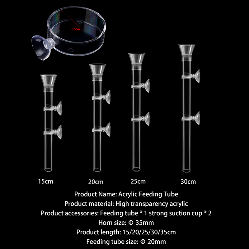 ⭐ Acrylic Aquarium Feeder Tube - Aquarium Fish In Bowl avis et prix