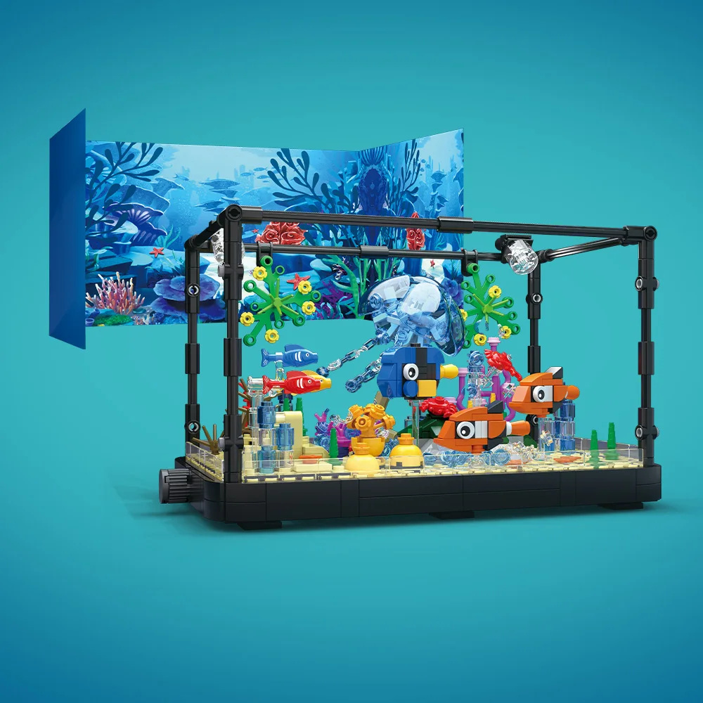 Fish Tank Building Block Set w - Aquarium Fish Names avis et prix