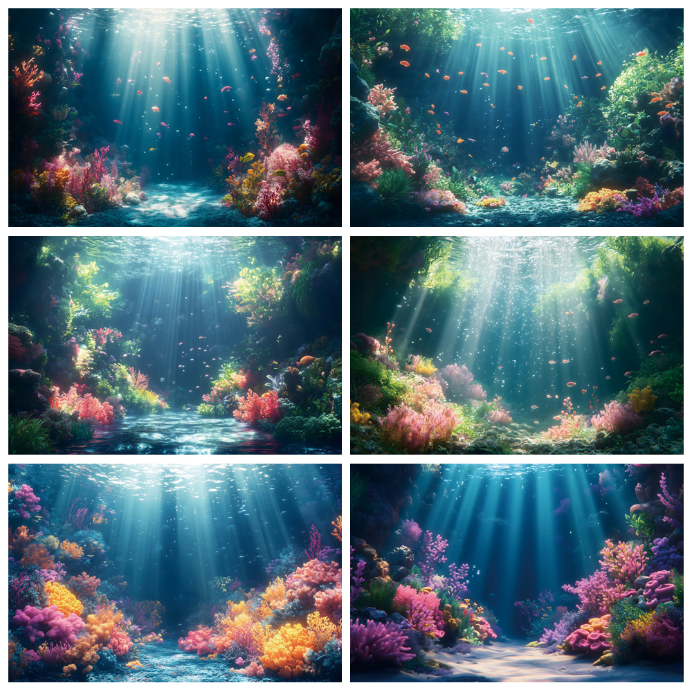 Underwater World Backdrop For  - Aquarium Fish World avis et prix