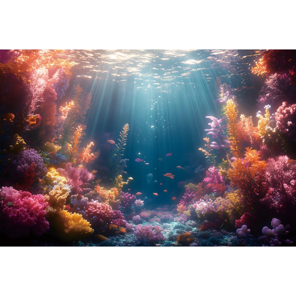 Underwater World Backdrop For  - Aquarium Fish World avis et prix