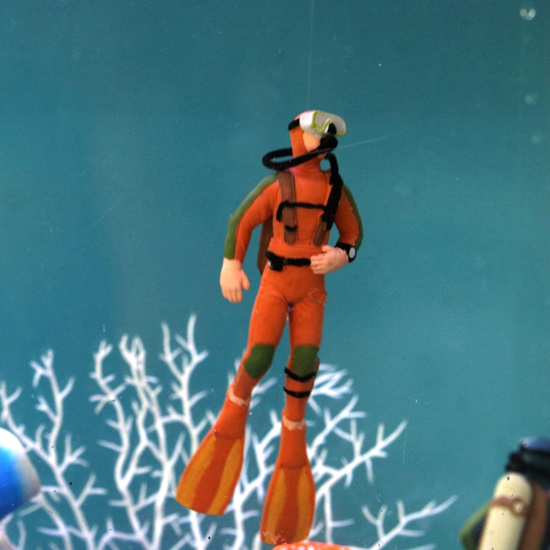 Aquarium Diver Decoration Floa - All Fish In Aquarium avis et prix