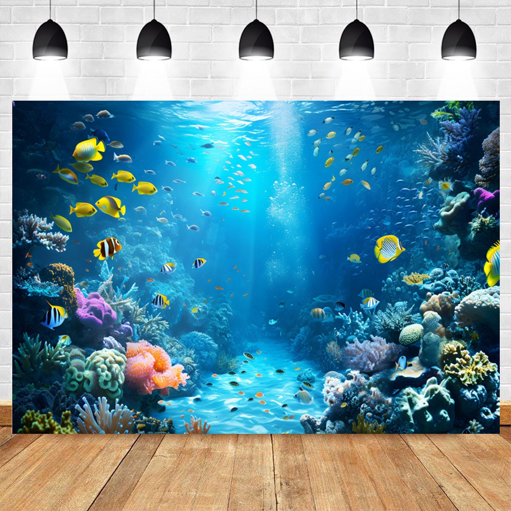Underwater World Backgrounds f - Aquarium Fish World avis et prix
