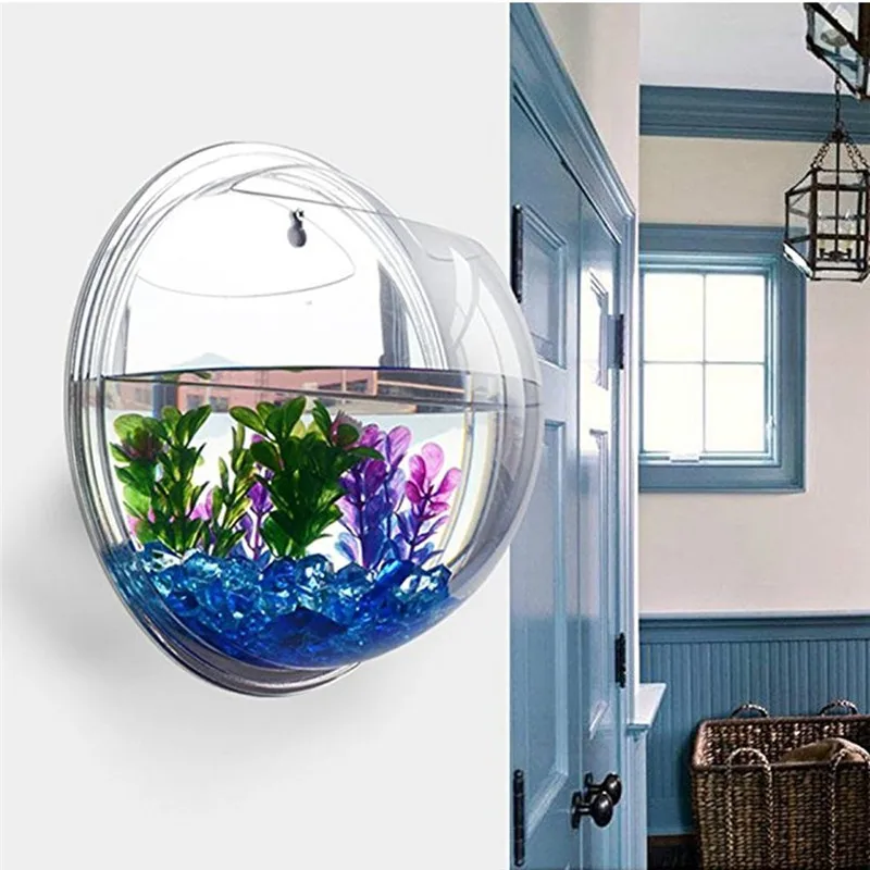 Transparent acrylic hanging wa - Aquarium Fish In Bowl avis et prix