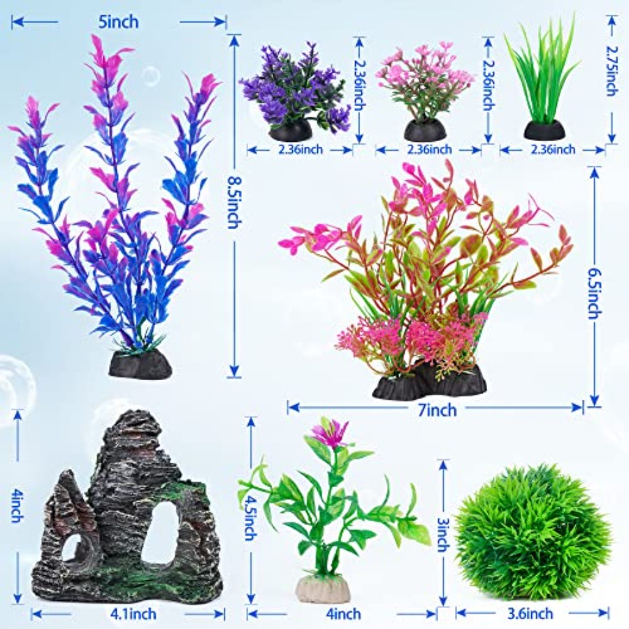 Aquarium Artificial Plastic Pl - Aquarium Goldfish avis et prix