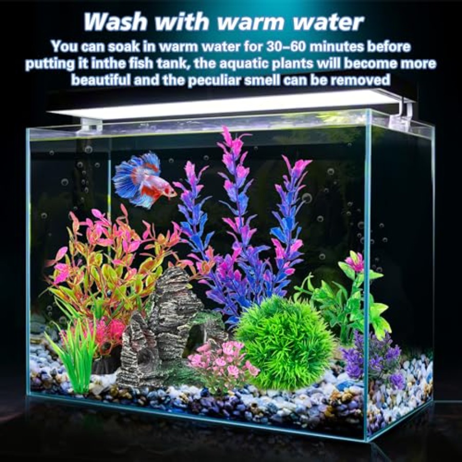 Aquarium Artificial Plastic Pl - Aquarium Goldfish avis et prix